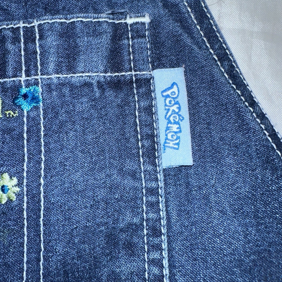 Pristine Vintage Kid’s Medium (7/8) Nintendo Pokémon Bellossom Shorts Overalls - Picture 4 of 12
